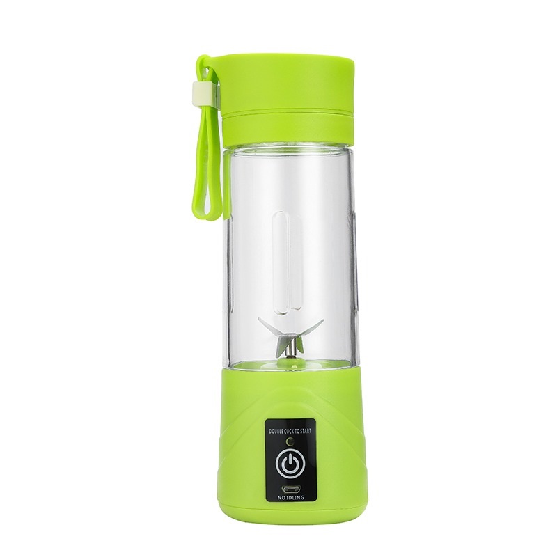 Licuadora portátil de 380ml para jugos y batidos con cargador USB Verde