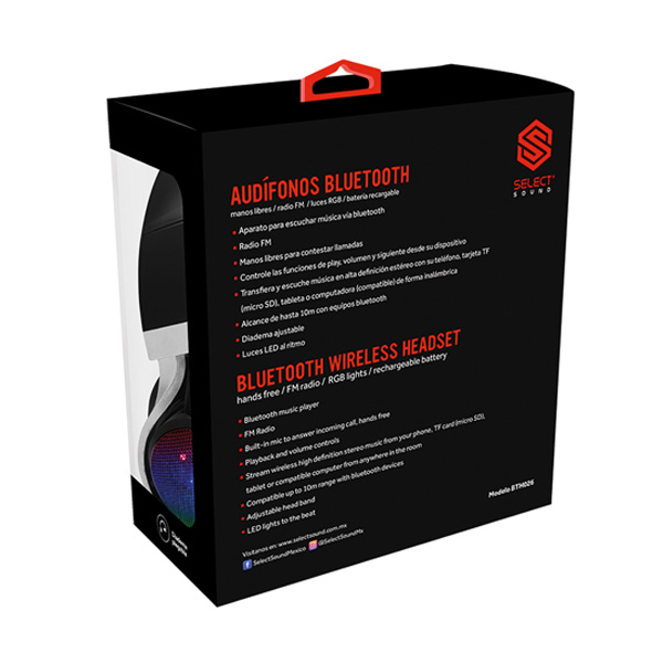 AUDÍFONOS BLUETOOTH CON MANOS LIBRES BTH027 - Select Sound