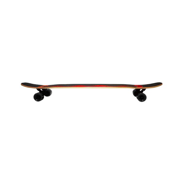 Patineta Longboard Con Ondas Gris