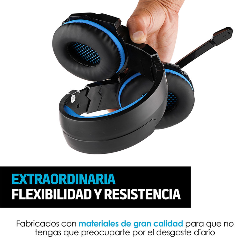 Audífonos Gamer de Diadema HD Estéreo 360 Mod. G9000 Redlemon