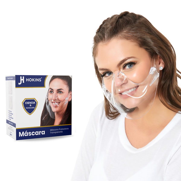 Careta Mascara Protectora Transparente Para Adulto 3 Piezas Hokins