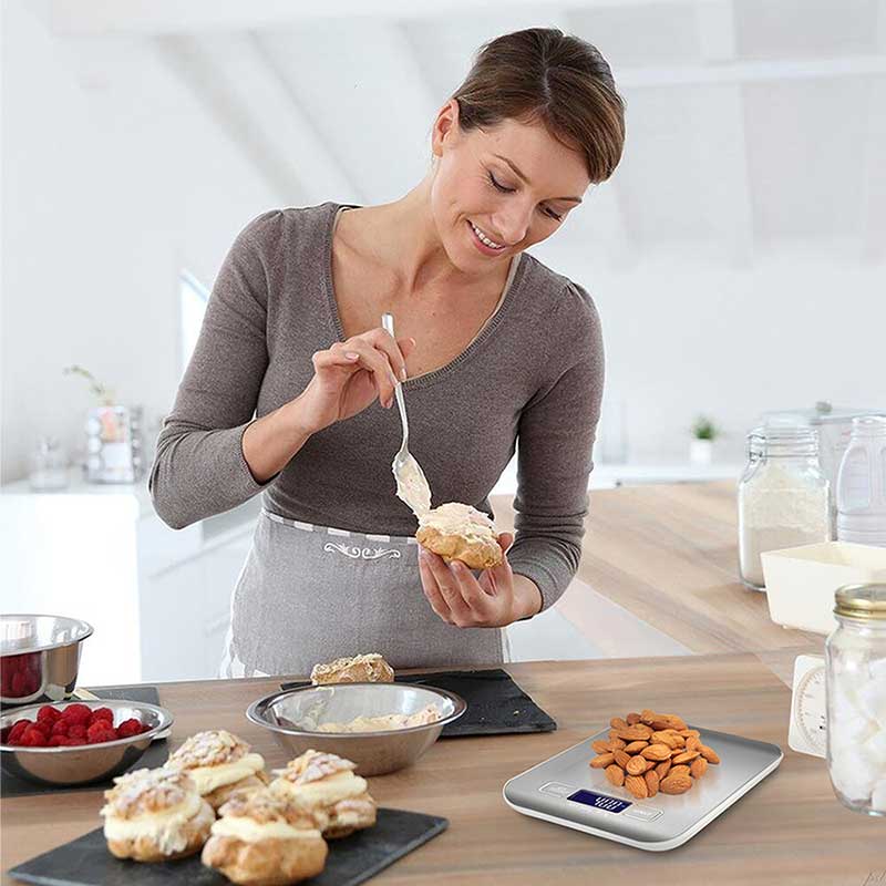 Báscula Digital Cocina Gramera Acero Inoxidable 5kg Redlemon