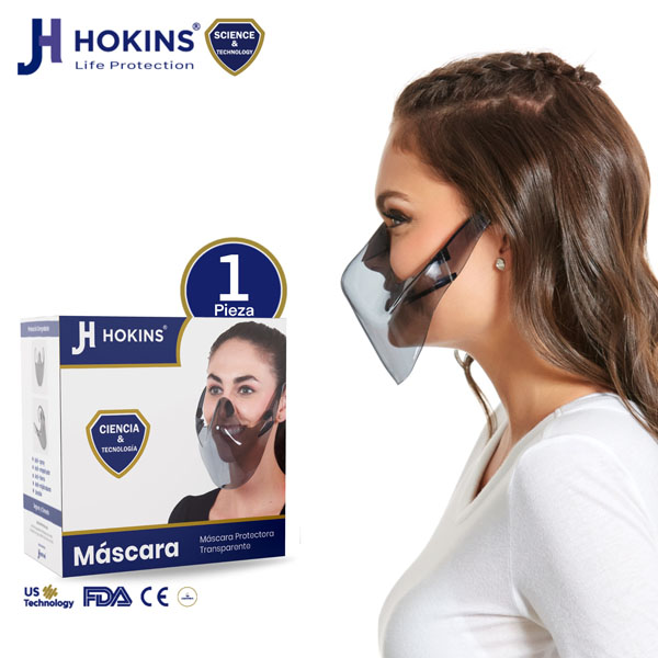 Careta Mascara Protectora Negro Para Adulto 1 pieza Hokins