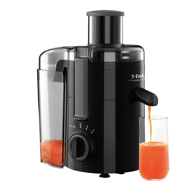 EXTRACTOR DE JUGOS T-FAL ZE3708MX FRUTELIA PLUS NEGRO ALB1**