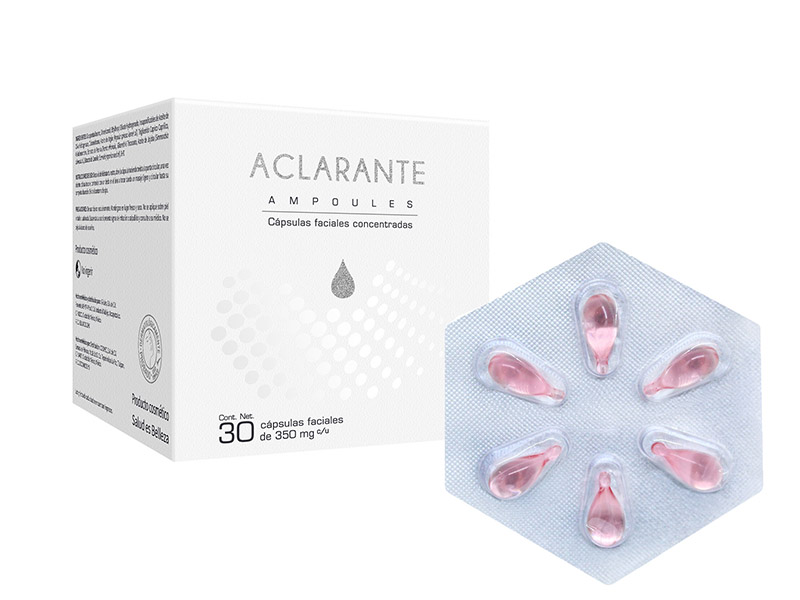 Tratamiento facial aclarante y reductor de poros, día y noche. Glules