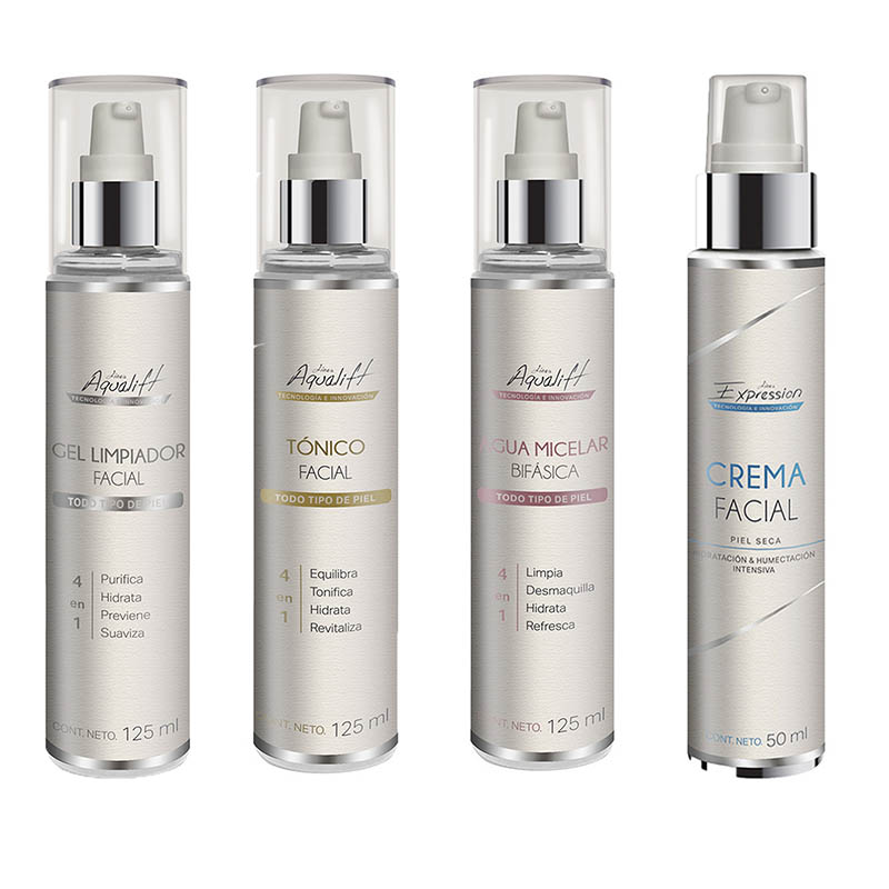 Tratamiento facial aclarante y reductor de poros, día y noche. Glules