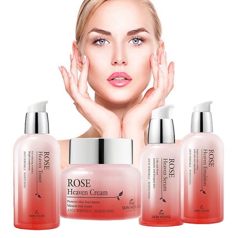 Tratamiento facial anti edad Rose Heaven, día y noche.The Skin House®