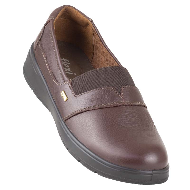 ZAPATOS CASUALES PARA MUJER COMODOS FLEXI ORIGINAL 103604 CAFÉ