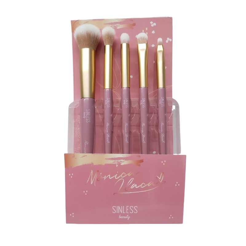 SET DE BROCHAS SINLESS BEAUTY MONICA LLACA + Regalos