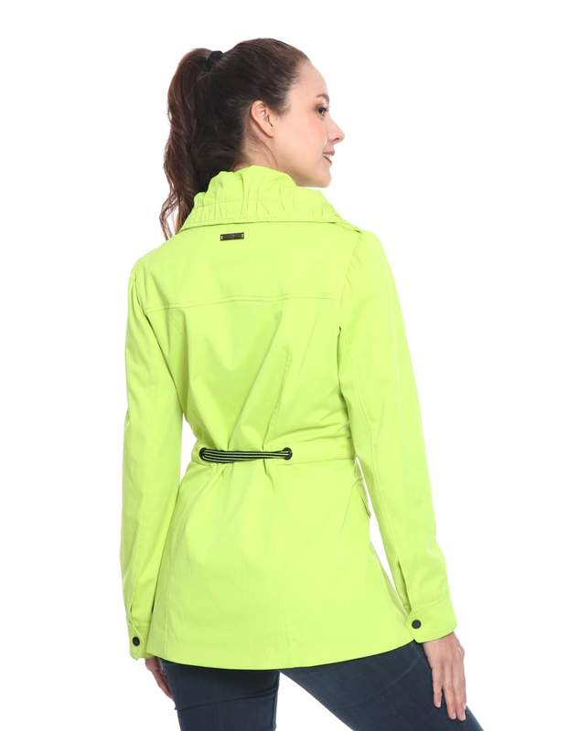 Gabardina con ajuste en cintura T80609