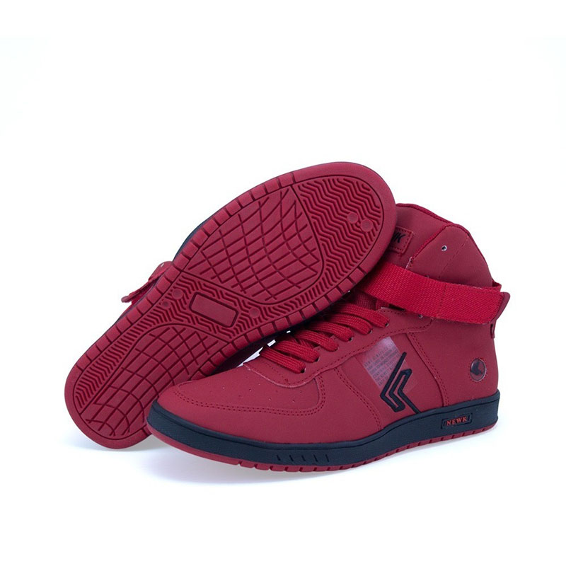 Tenis Newk Para Hombre Línea Lit-bota sneakers de botín Color Rojo.