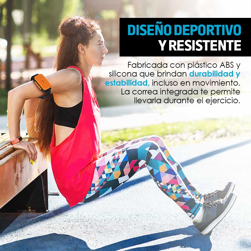 Bocina Bluetooth Deportiva con Correa para Brazo Redlemon