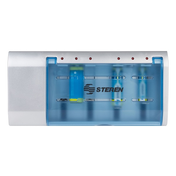 CARGADOR UNIVERSAL DE BATERIAS AA/AAA/C/D/9V.