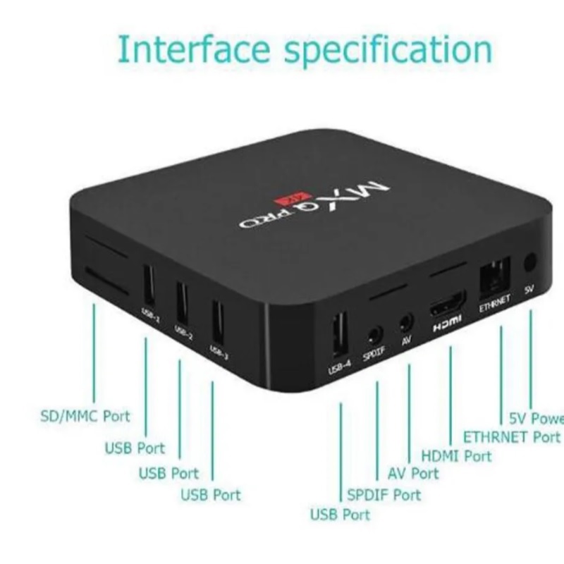 Android Tv Box 4k . 4Gb Ram 64 Gb Memoria Android 10