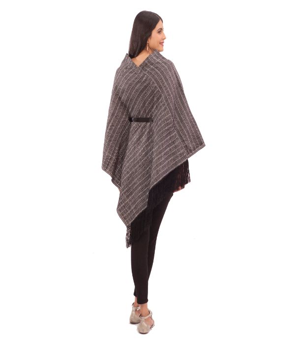 Blusa de Rebozo Para Dama Negro