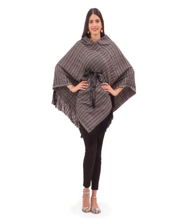 Blusa de Rebozo Para Dama Negro