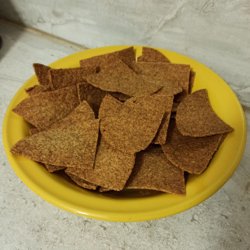 Totopos Keto de Almendra Veganos sin Glúten