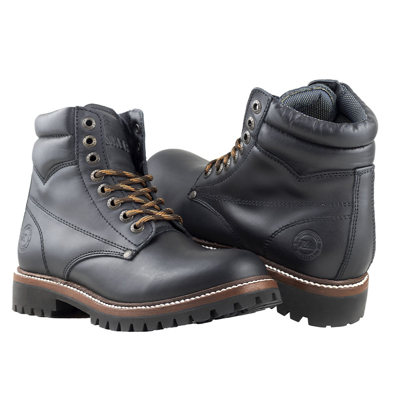 BOTAS PARA HOMBRE SIETE LEGUAS HAIKER 2412 BT NAPA NEGRO ORIGINALES