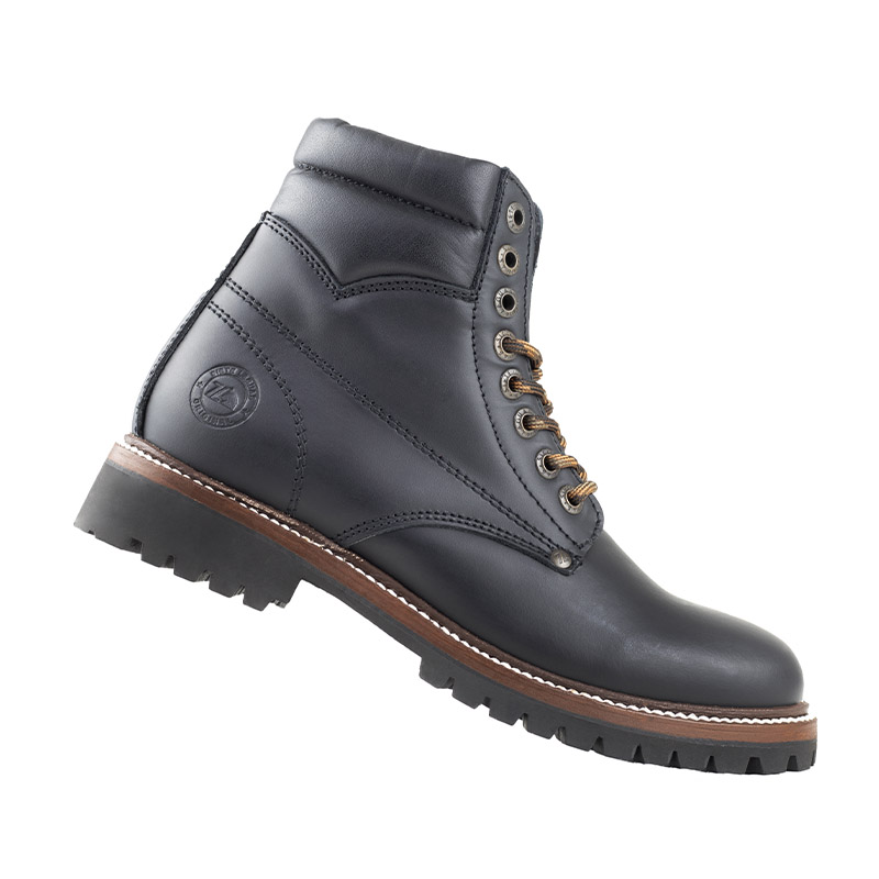 BOTAS PARA HOMBRE SIETE LEGUAS HAIKER 2412 BT NAPA NEGRO ORIGINALES