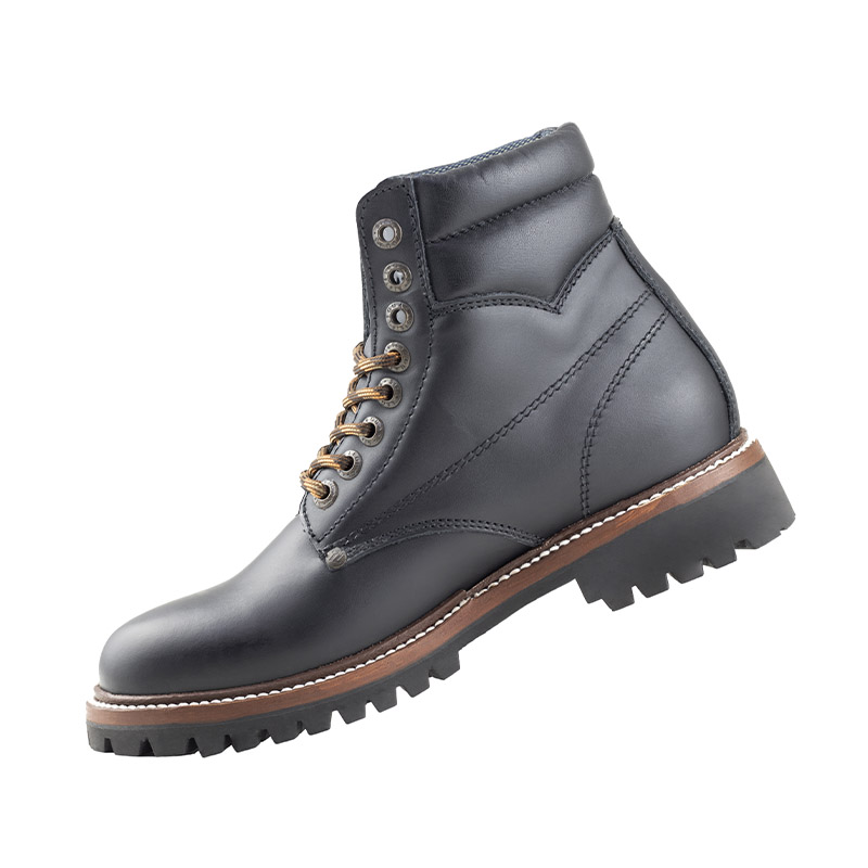 BOTAS PARA HOMBRE SIETE LEGUAS HAIKER 2412 BT NAPA NEGRO ORIGINALES