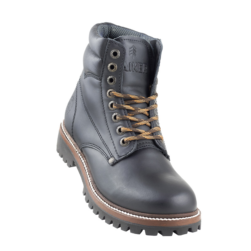 BOTAS PARA HOMBRE SIETE LEGUAS HAIKER 2412 BT NAPA NEGRO ORIGINALES