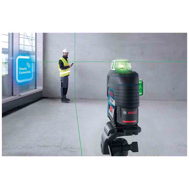 Nivel Laser Lineas Verde 360 Grados 30 M Gll 3-80 Cg Bosch 