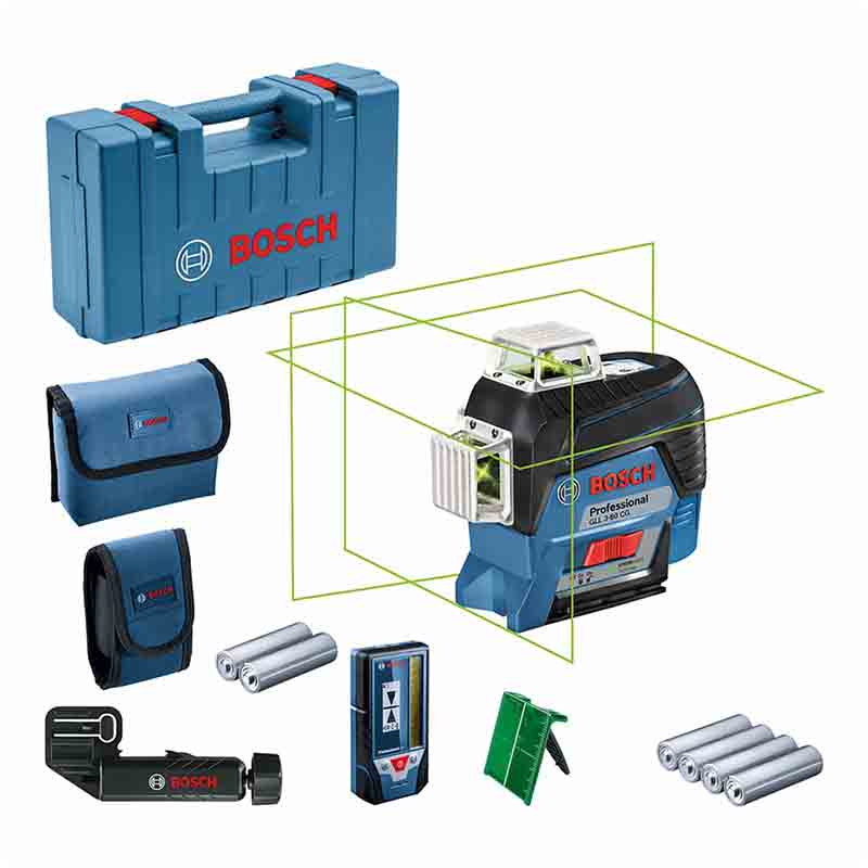 Nivel Laser Lineas Verde 360 Grados 30 M Gll 3-80 Cg Bosch 