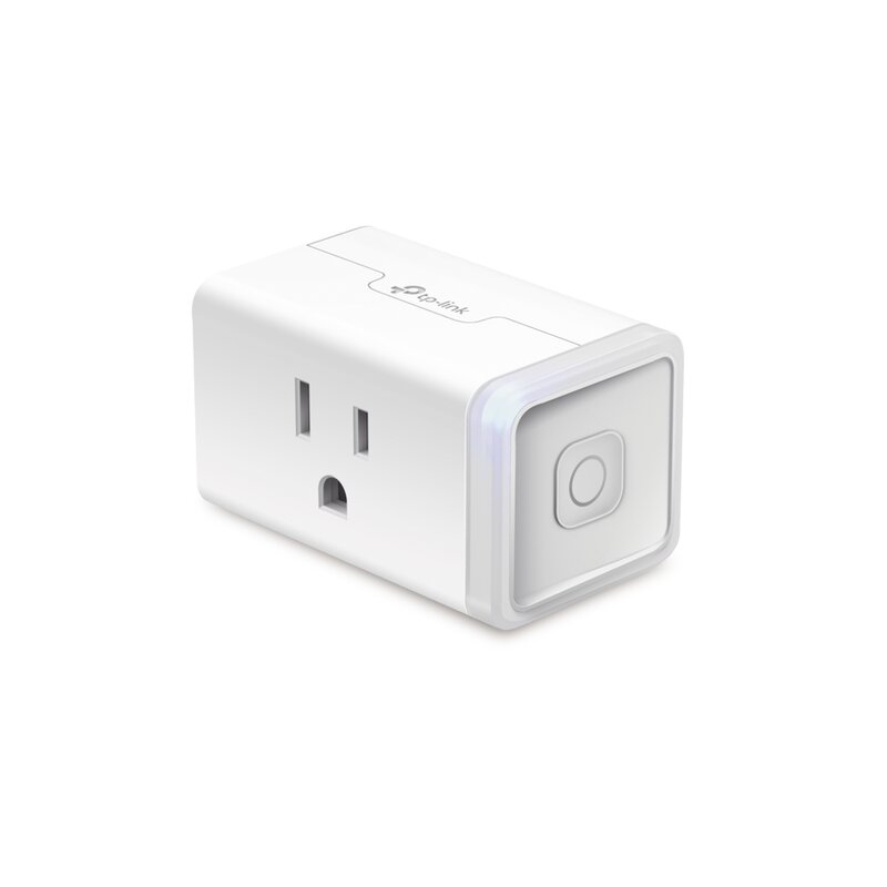 Mini tomacorriente inteligente Wi-Fi, 100 - 120V~, 50/60Hz, 15.0A, compatible con Amazon Alexa y Google Assistant - TP-Link HS105