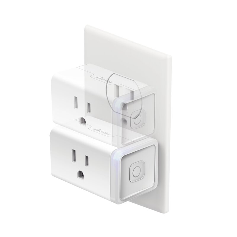 Mini tomacorriente inteligente Wi-Fi, 100 - 120V~, 50/60Hz, 15.0A, compatible con Amazon Alexa y Google Assistant - TP-Link HS105