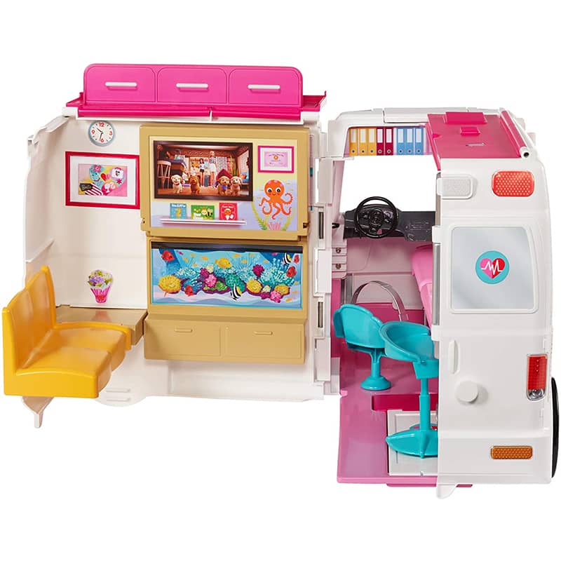 Barbie Ambulancia Y Hospital Mattel