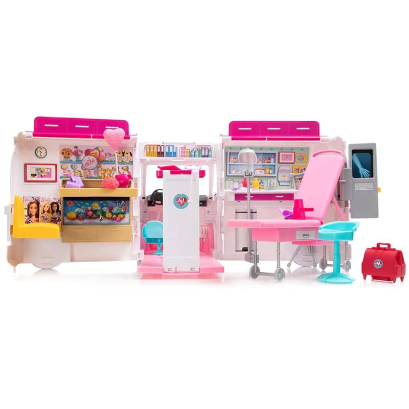 Barbie Ambulancia Y Hospital Mattel