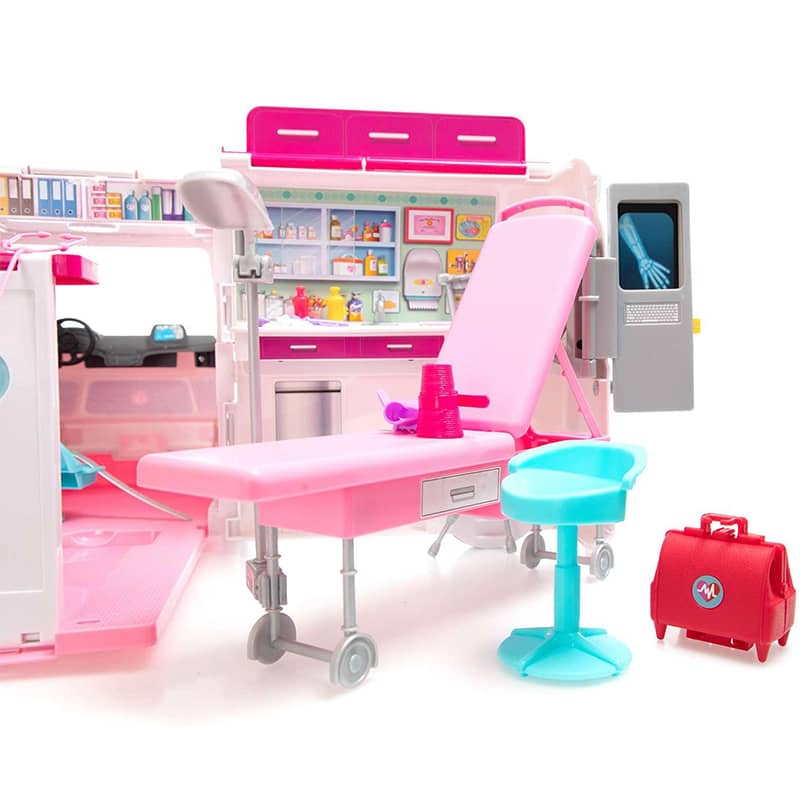 Barbie Ambulancia Y Hospital Mattel