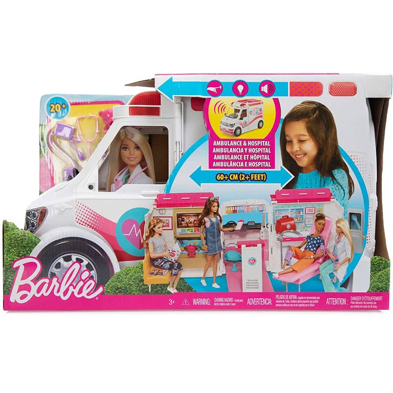 Barbie Ambulancia Y Hospital Mattel