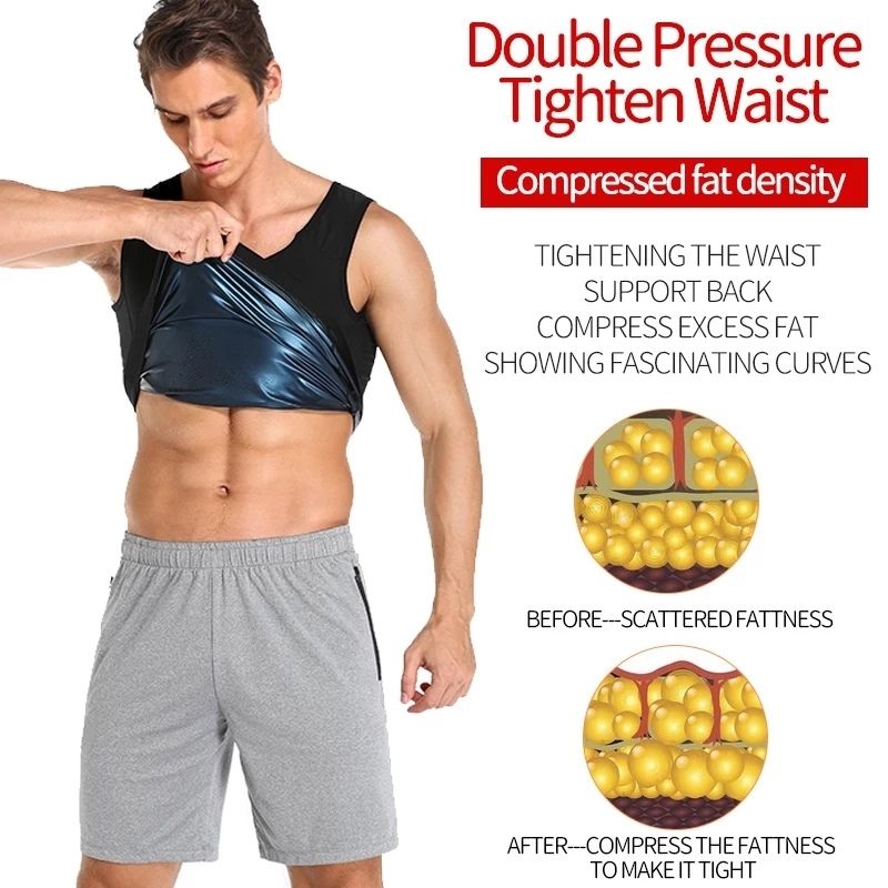 Camiseta Faja Reductora Moldeadora Sauna Playera Hombre