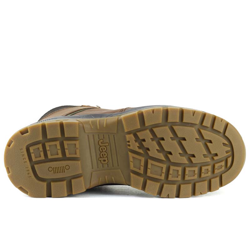BOTAS DE TRABAJO CON CASQUILLO DE ACERO JEEP ORIGINAL 18000 CRAZY BRONCE