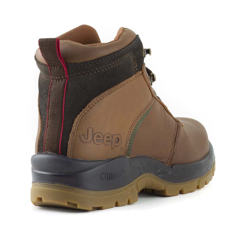 BOTAS DE TRABAJO CON CASQUILLO DE ACERO JEEP ORIGINAL 18000 CRAZY BRONCE