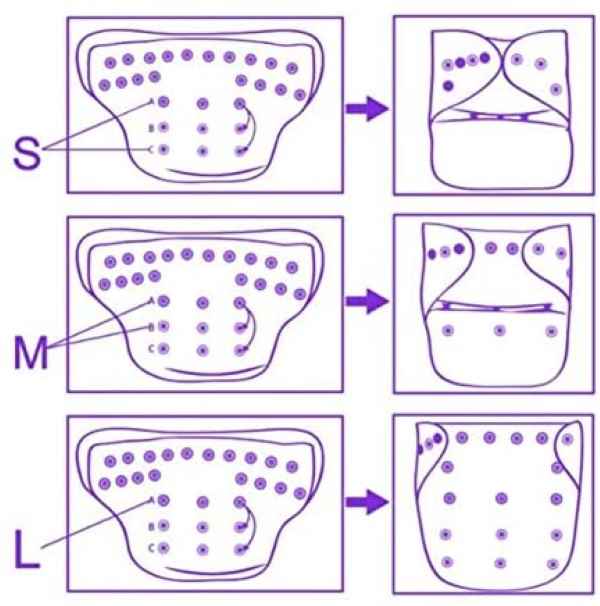 Pañales Ecológicos de Tela para Bebes Kit de 4 Pañales y 8 Insertos, Tamaño Único, Ajustables, Divertidos Diseños, Super-Absorbentes, Lavables. (Aqua)