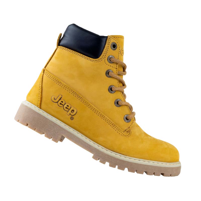 BOTAS URBANAS JEEP PARA DAMA COMODAS 4304 NOBUCK MIEL ORIGINALES