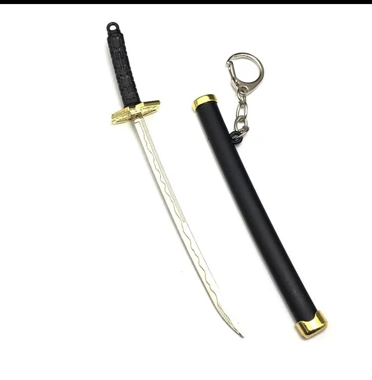 Llavero Espada Katana Samurai Japon NEGRO