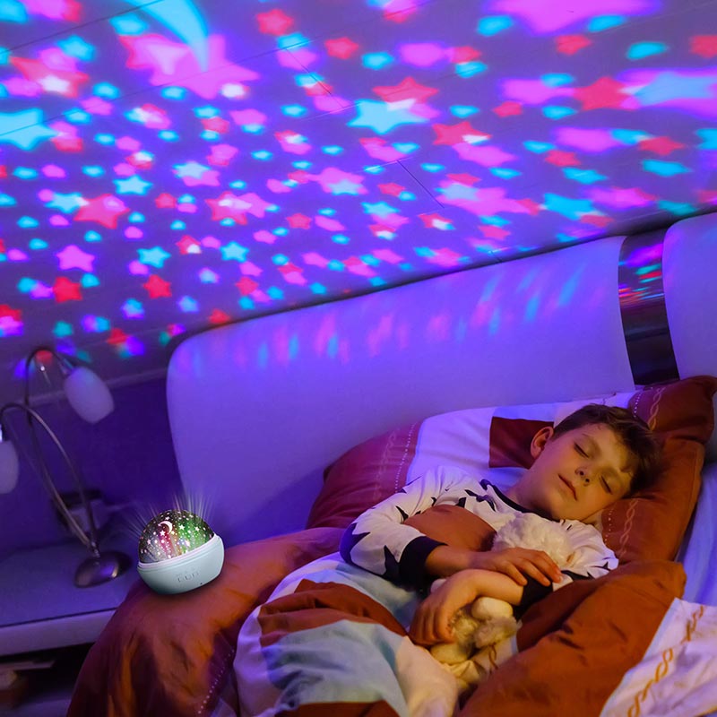 Lámpara de Estrellas para Niños Giratoria Luz LED Redlemon