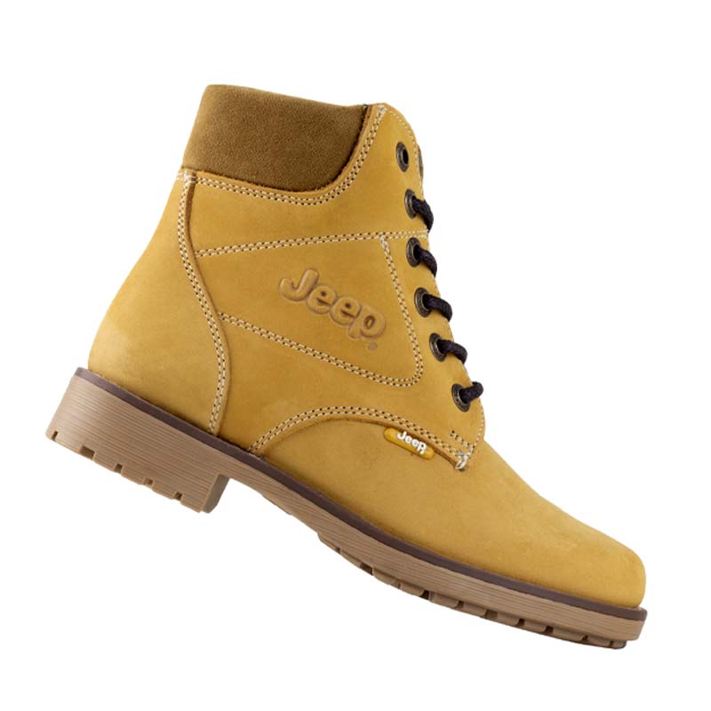 BOTAS DE DAMA CASUALAES URBANAS JEEP 17050 OLEOBUCK MIEL ORIGINAL