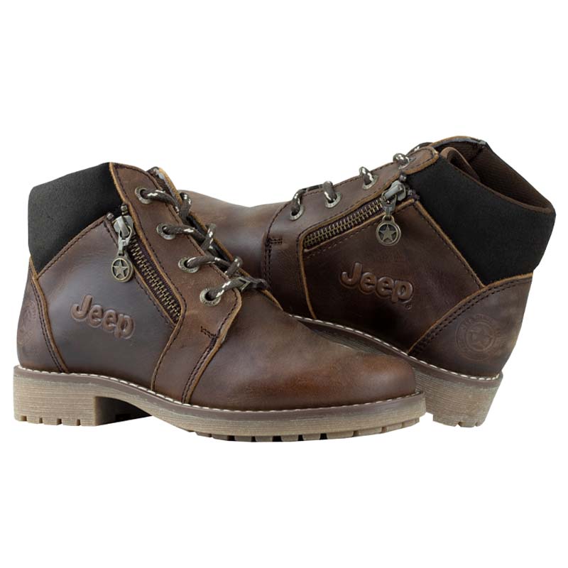 BOTAS URBANAS DE DAMA JEEP ORIGINAL 17059 ENCINO ROBLE