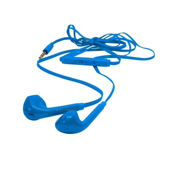 Audífonos Azul 3,5 mm Control Volumen Manos Libres Llamada Ejercicio Casa Escuela Binaural