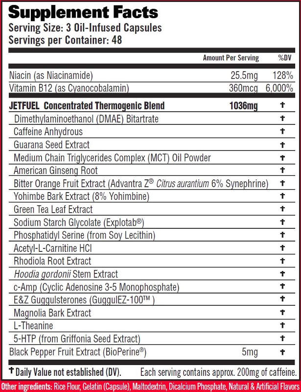 Jetfuel Gat Termogenico