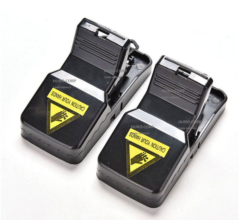 6 Trampas Para Ratones Dentada, De Golpe, Plástico Abs, Facil De Instalar Muy Efectiva, Reusable