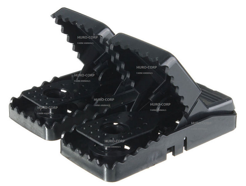 6 Trampas Para Ratones Dentada, De Golpe, Plástico Abs, Facil De Instalar Muy Efectiva, Reusable