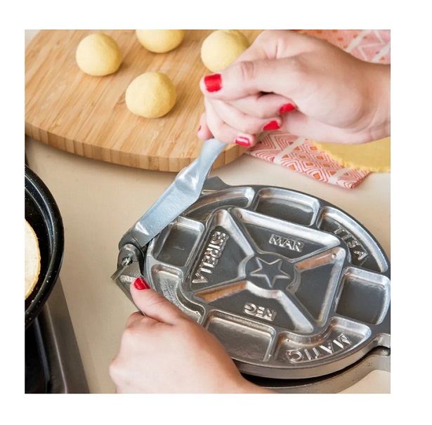 Maquina Tortillas De Maíz. Estrella Hierro Fundido 3.250 Kg