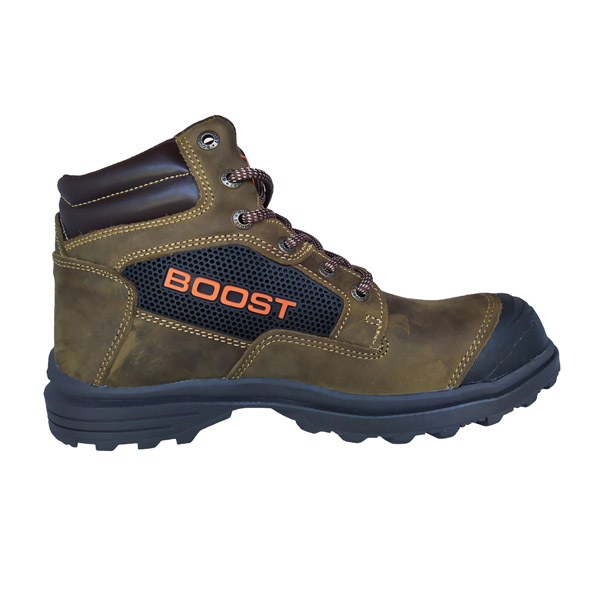 BOTAS DE TRABAJO DE PIEL  BOOST CON CASCO DE ACERO MOD.403GBST