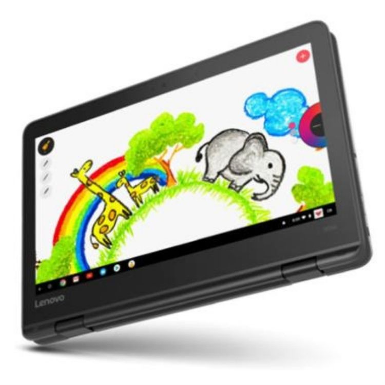 Laptop Lenovo 300e Chromebook 2G 11.6" Intel Celeron. Disco duro 32 GB Ram 4 GB Chrome Os Inglés