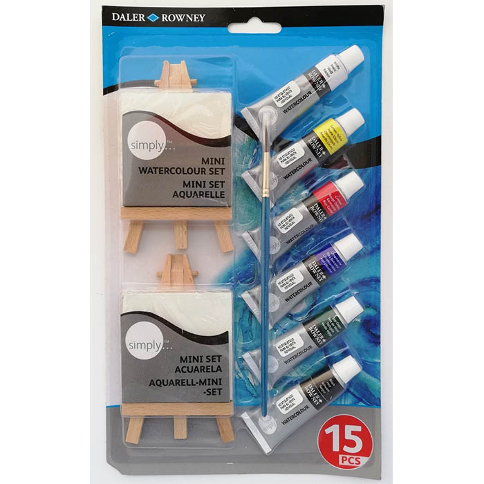 Daler Rowney Mini set de acuarelas 15 pcs